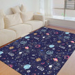 Floor Mat - Space Galaxy Foldable Rectangular Thickened Floor Mat A7 | Africazone