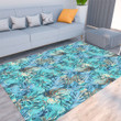 Floor Mat - Jungalow and Hawaii Style Foldable Rectangular Thickened Floor Mat A7