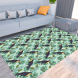 Floor Mat - Rainbow Toucan Tropical Foldable Rectangular Thickened Floor Mat A7