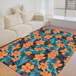Floor Mat - Summer Tropical Hawaiian Foldable Rectangular Thickened Floor Mat A7 | Africazone