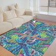 Floor Mat - Tropical Jungle Abstract Color Foldable Rectangular Thickened Floor Mat A7 | Africazone