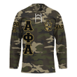 (Custom) GetteeStore Jersey - Alpha Phi Alpha Camouflage Hockey Jersey A31