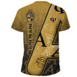 Gettee Clothing - Alpha Phi Alpha Letters Pattern T-shirt A35
