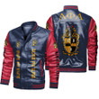 Africa Zone - Alpha Phi Alpha Leather Bomber Jacket A35