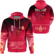 Africazone Clothing - Delta Sigma Theta Motto Zip Hoodie A35 | Africazone
