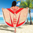 Africa Zone Beach Blanket - Delta Sigma Theta Sporty Style Beach Blanket A35