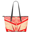 Africa Zone Leather Tote - Delta Sigma Theta Sporty Style Leather Tote | africazone.store
