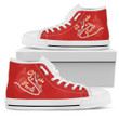 Delta Sigma Theta Chucks And Pearls High Top Shoes | Getteestore.store