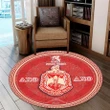 Delta Sigma Theta Lovene Round Carpet | Africazone.store