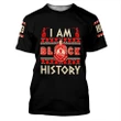 GetteeStore T-Shirt - I Am Black History Delta Sigma Theta Tee J0