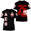 GetteeStore T-shirt - Delta Sigma Theta Letters T-shirt J0