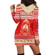 Africa Zone Dress - (Custom) Delta Sigma Theta African Pattern Christmas Hoodie Dress A31