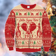 Africa Zone Sweatshirt - Delta Sigma Theta Elephant Christmas Sweatshirts A31