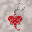 Africa Zone Keychain - Mandala Elephant Delta Sigma Theta Acrylic Keychain J5 | Getteestore.com