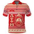 Africa Zone Polo Shirt - Delta Sigma Theta African Pattern Christmas Polo Shirts A31