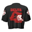 Delta Sigma Theta Letters Croptop T-shirt