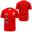 Delta Sigma Theta (Red) Baseball Jerseys | Africazone.store
