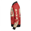 Delta Sigma Theta Indiana University Sleeve Zip Bomber Jacket