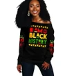 Black History Delta Sigma Theta Offshoulder Sweatshirt | Africazone.store