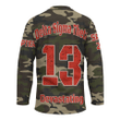 (Custom) GetteeStore Jersey - Delta Sigma Theta Camouflage Hockey Jersey A31