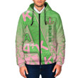 Africa Zone Clothing - AKA Letters Pattern Hooded Padded Jacket A35 | Africa Zone