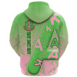 Africa Zone Clothing - AKA Letters Pattern Zip Hoodie A35 | Africa Zone