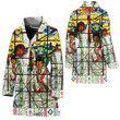 Africazone Clothing - Ethiopian Orthodox Flag Bath Robe A7