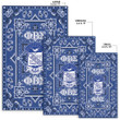 Africa Zone Area Rug - Phi Beta Sigma Fraternity Vintage Paisley Pattern A31