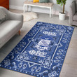 Africa Zone Area Rug - Phi Beta Sigma Fraternity Vintage Paisley Pattern A31