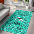 Africa Zone Area Rug - Delta Omicron Alpha Military Sorority Vintage Paisley Pattern A31