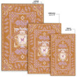 Africa Zone Area Rug - Phi Nu Alpha Military Sorority Vintage Paisley Pattern A31