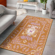 Africa Zone Area Rug - Phi Nu Alpha Military Sorority Vintage Paisley Pattern A31