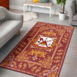 Africa Zone Area Rug - Delta Psi Chi Fraternity Vintage Paisley Pattern A31