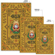 Africa Zone Area Rug - Phi Sigma Chi Multicultural Fraternity Vintage Paisley Pattern A31