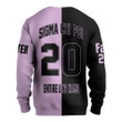 Africa Zone Sweatshirts - Sigma Chi Psi Sorority Half Style A31