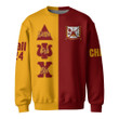 Africa Zone Sweatshirts - Delta Psi Chi Fraternity Half Style A31