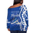 Zeta Phi Beta K.H Pearls Offshoulder Sweaters Oversize A31