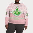 AKA Flower Lace Sweatshirt Oversize A31