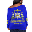 Indianapolis Sigma Gamma Rho Offshoulder Sweaters Oversize A31