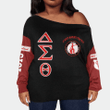 Delta Sigma Theta 1913 Offshoulder Sweaters Oversize A31