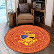 Greeklife Home Set - Eta Phi Beta Sorority Mandala Pattern Round Carpet A31