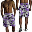 Africazone Short - Nu Phi Psi Fraternity Letters Camouflage Men Short A31