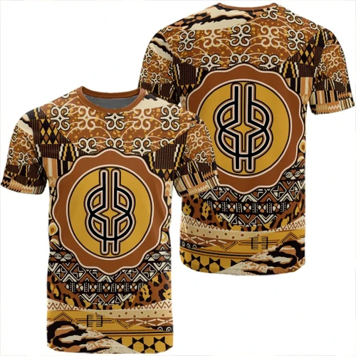 Africa Zone T-Shirt - Nyansapo T-Shirt Leo Style J09