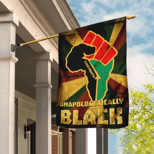 Africa Zone Flag - Juneteenth Unapologetically Black 2 Flag J5