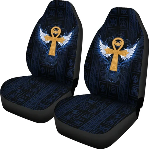 Africa Zone Car Seat Cover - Egypt Ankh Galaxy Car Seat Cover - J4