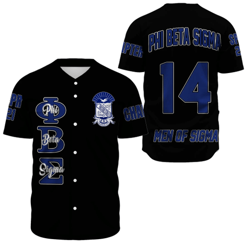 (Custom) Africa Zone Baseball Jersey - Phi Beta Sigma Baseball Jerseys A31