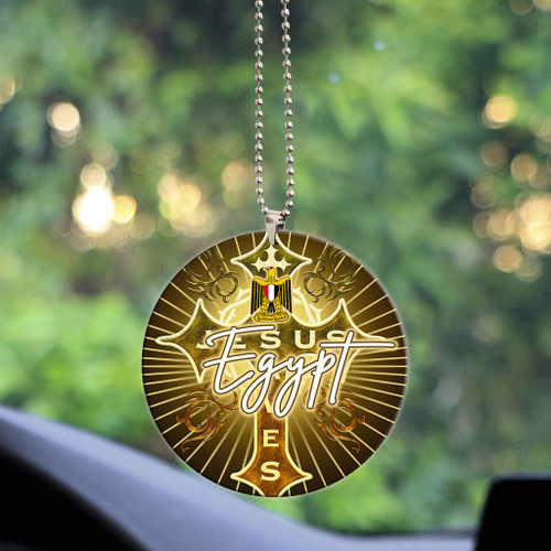 Egypt Acrylic Car Ornament - Jesus Saves Religion God Christ Cross Faith A7