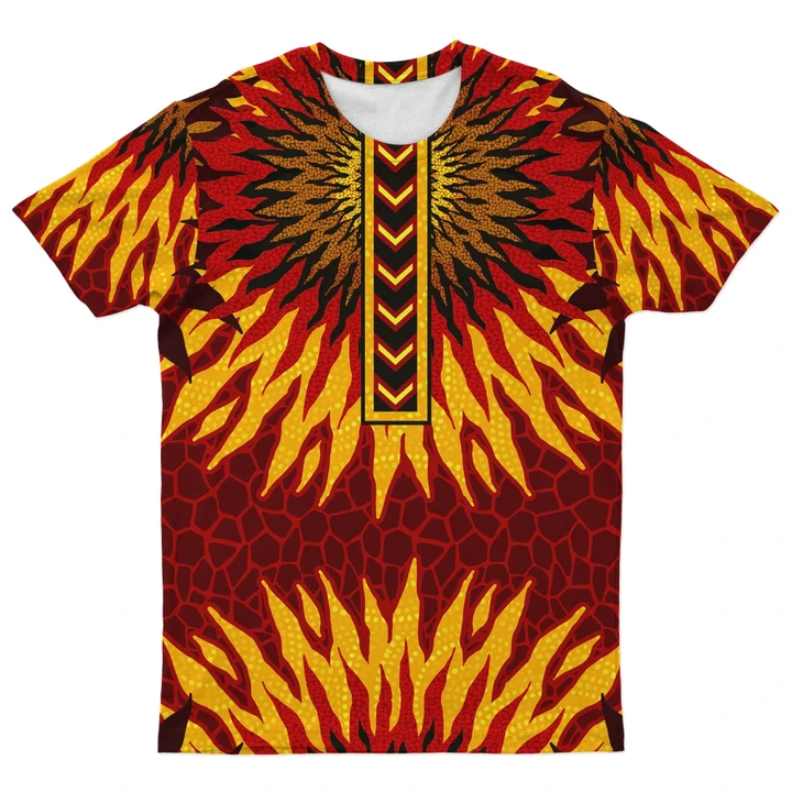 Africa Zone T-shirt - Sunflower African Pattern Tee