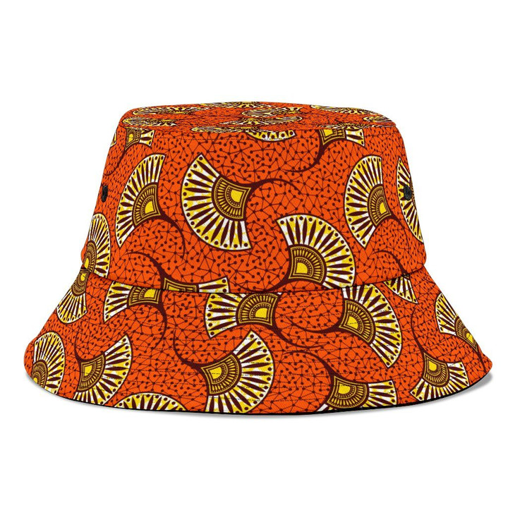 Africa Zone Bucket Hat - Ankara African Daisy