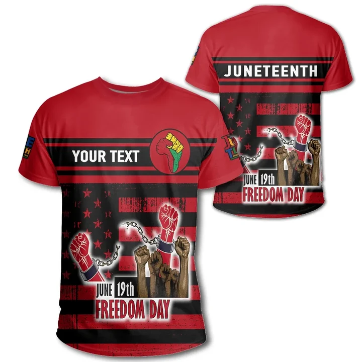 Personalised Juneteenth Since 1865 T-shirt | Africazone.store